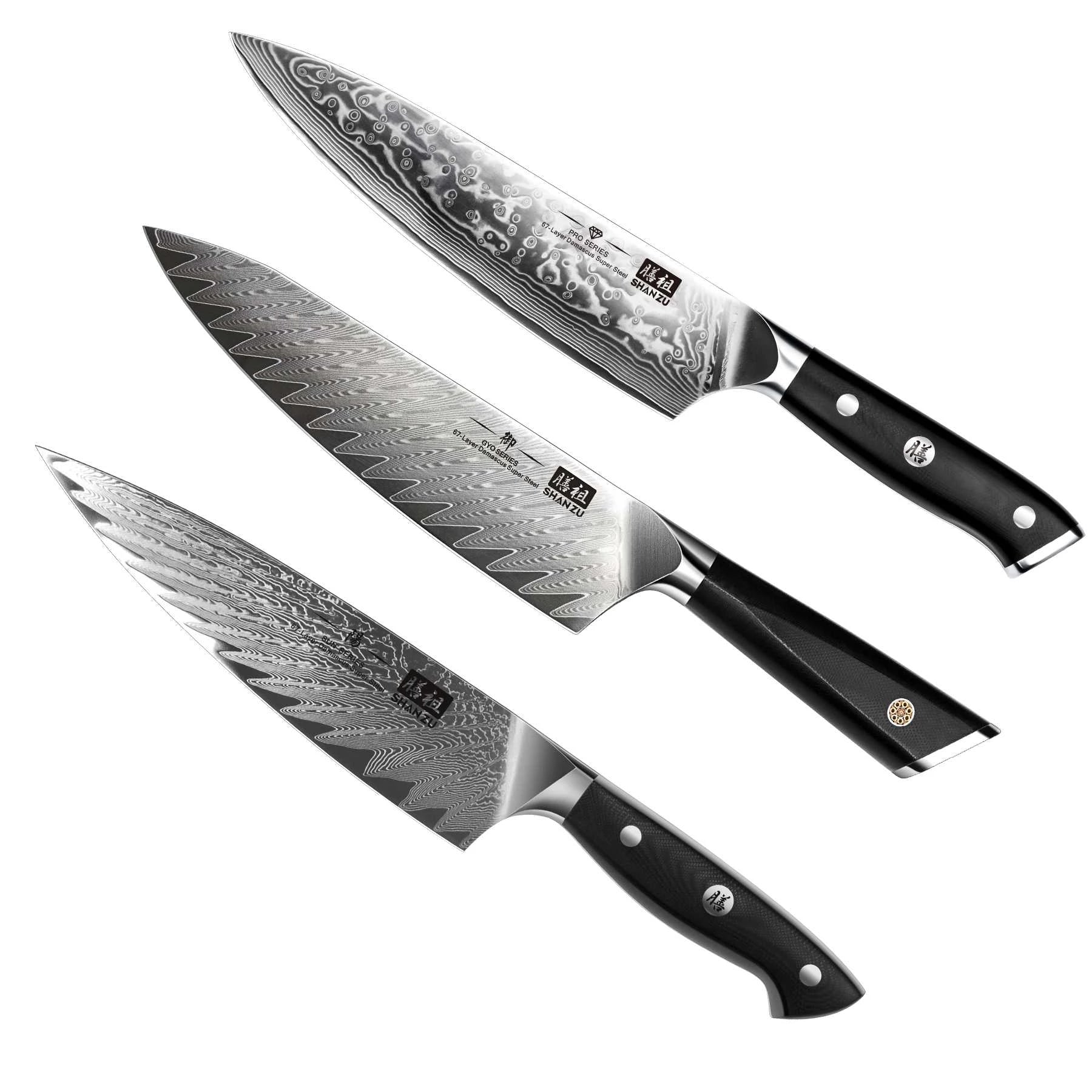 Damascus Kitchen Knives – The Perfect Choice for Every Kitchen! -SHAN ZU –  Tagged “Santoku knife”