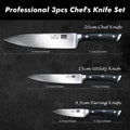 Set de couteaux de chef 3-PCS en acier allemand | Série classique