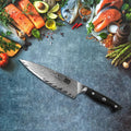 Couteau Chef Damas SHAN ZU 8" | Soleil Série