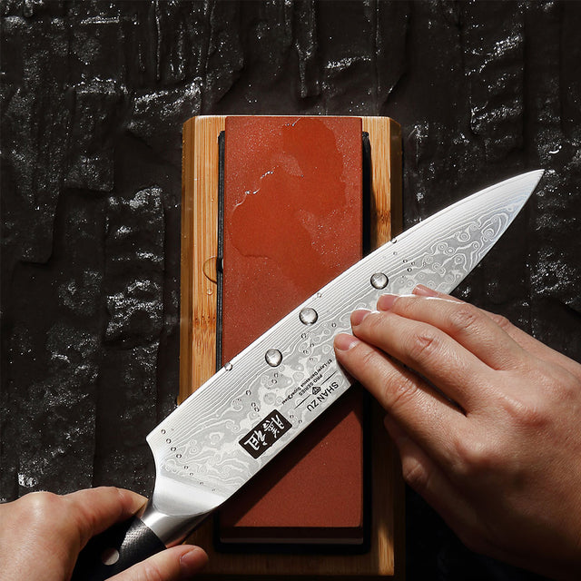 8 Steps On How To Sharpen a Knife with a Stone SHAN ZU