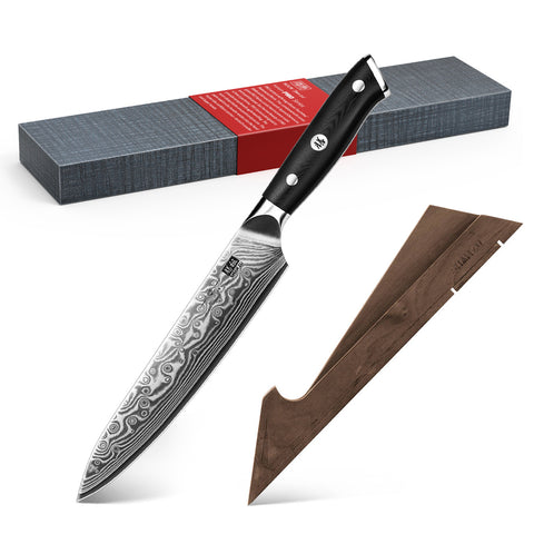 Série PRO  | SHAN ZU Couteau Utilitaire 6"+Porte-couteaux magnétique