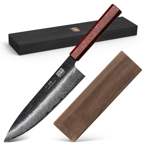 HEZHEN 20CM Mannaie,Coltello Mannaia Coltello da Cucina,Acciaio Rivestito in Acciaio Composito,Coltello da Cuoco Cinese,Manico in legno Padauk HEZHEN 20CM Mannaie,Coltello Mannaia Coltello da Cucina,Acciaio Rivestito in Acciaio Composito,Coltello da Cuoco Cinese,Manico in legno Padauk