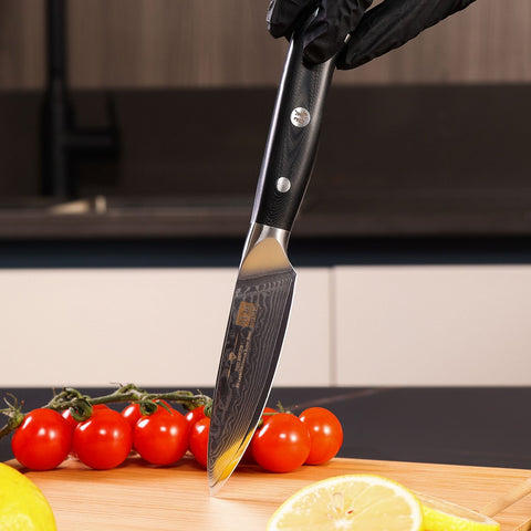 SHAN ZU PRO | Couteau d'Office Damas 3.75"