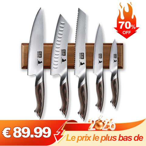 Set di 6 Coltelli da Cucina | SHAN ZU Ronin