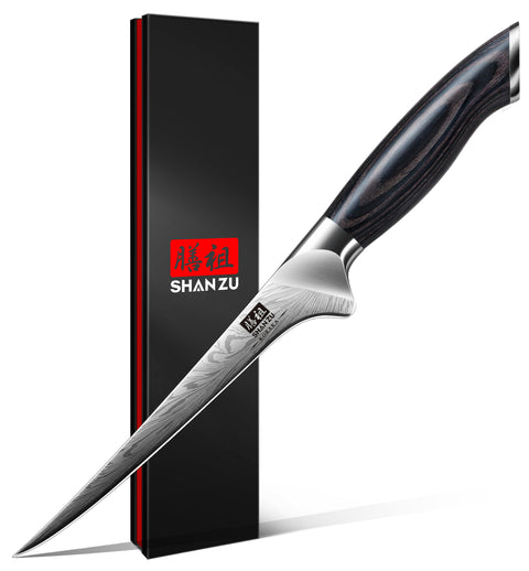 Koraka Series | SHAN ZU Couteau à Fileter 7 Pouces