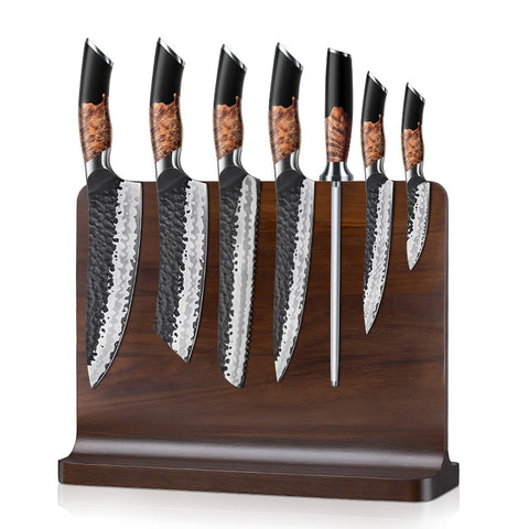 SHAN ZU Tengu Series | 7-Piece Kitchen Knife Set + 30 CM MAGNETIC HOLDER