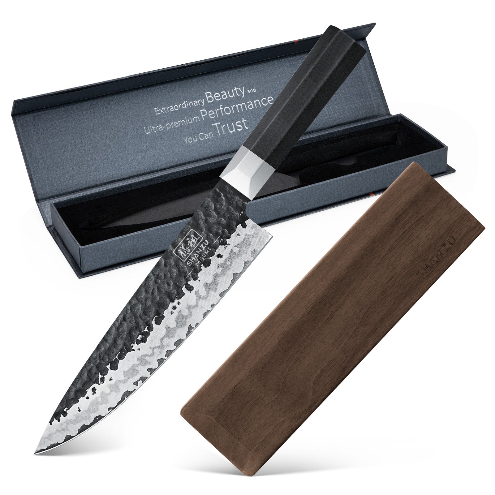 Série Takumi | Couteau de Chef Japonais Gyuto+Porte-couteaux magnétique