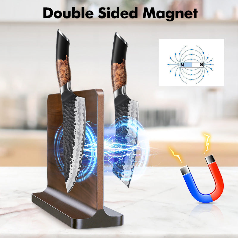 SHAN ZU Tengu-Serie | 7-teiliges Küchenmesserset + 30 CM MAGNETISCHER HALTER