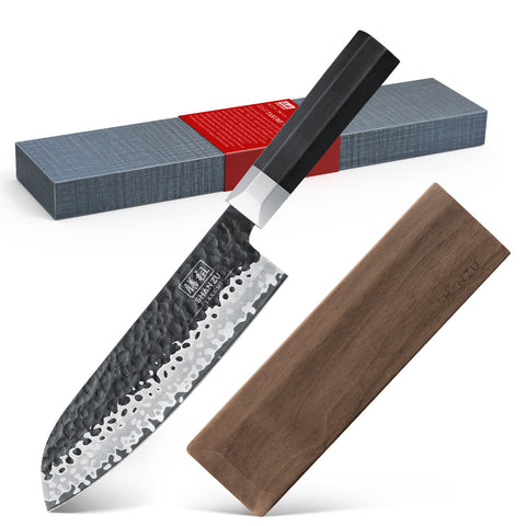 Takumi Japanisches Gyuto Santoku Messer + Magnetischer Messerhalter