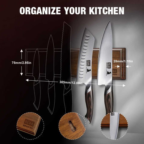 Barre aimantée, magnétique pour couteau de cuisine au meilleur