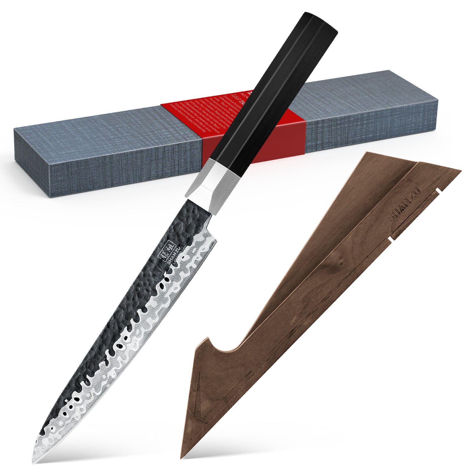 Japanese Gyuto Utility Knife + Magnetic Knife Holder