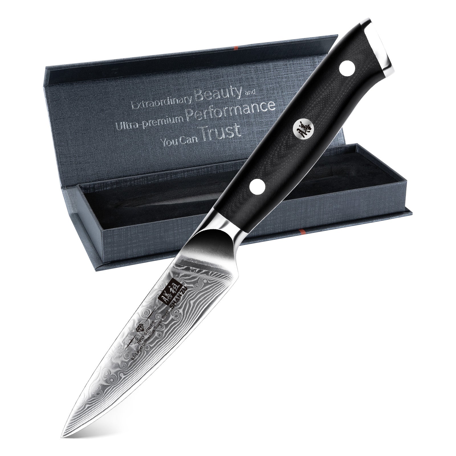 Couteau d'office Damas 3.75