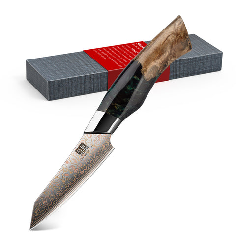 Copper Damascus Paring Knife | Venus Series