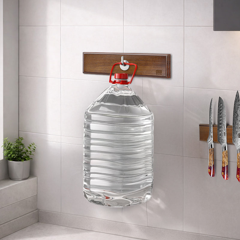 Serie White Tiger | SHAN ZU Set de cuchillos de cocina 3 piezas + Barra magnética de madera