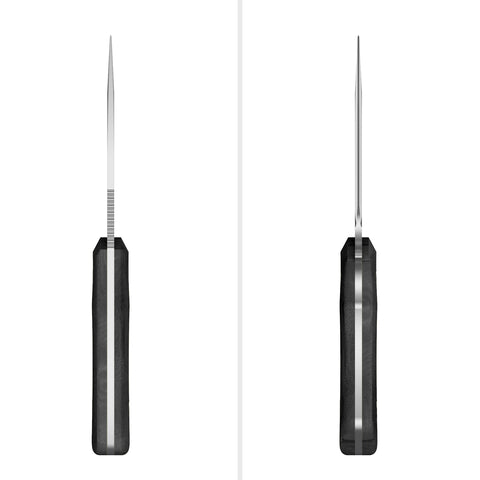 Couteau à Lame Fixe Noir SHAN ZU | Série VESTA