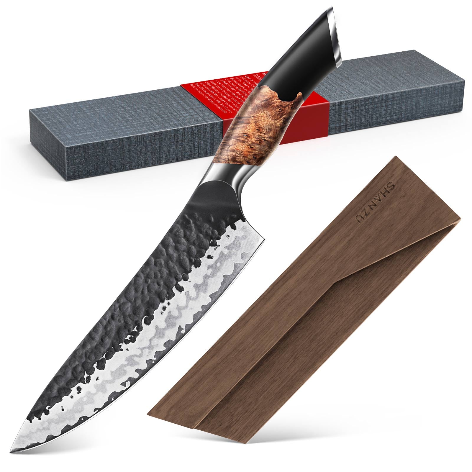 Series BBQ Chef Knife + Magnetic Knife Holder