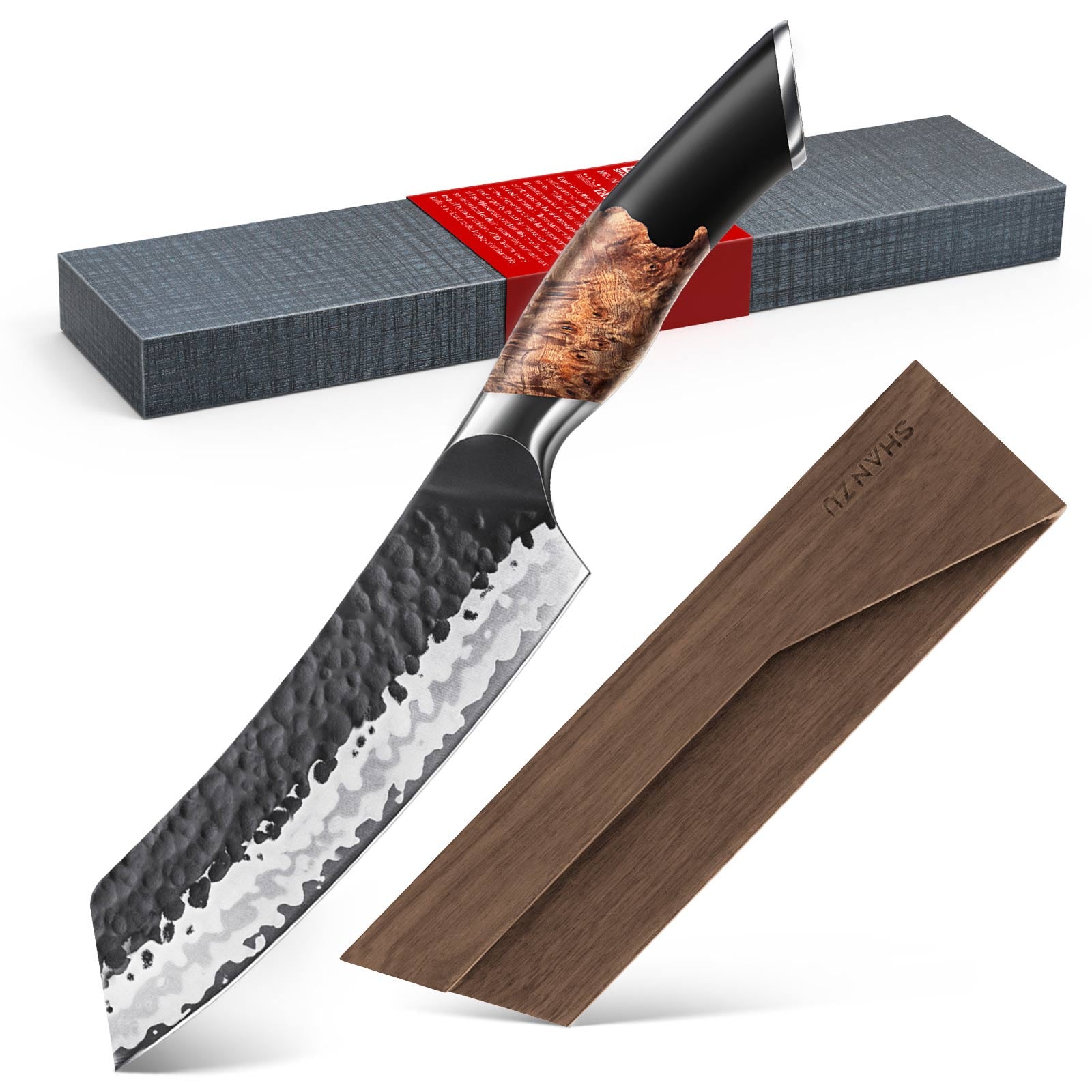 Series Santoku Knife 7" + Magnetic Knife Holder