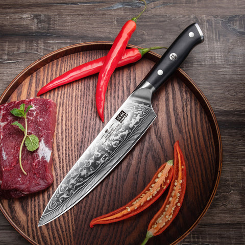 SHAN ZU Pro | Coltello da Chef Damasco 8" Plus