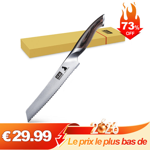 SHAN ZU Ronin | Cuchillo para Pan 8"