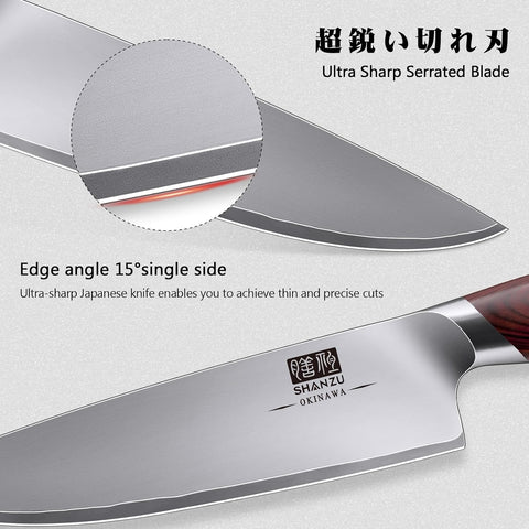 Okinawa | Set de 21 Couteaux de Cuisine