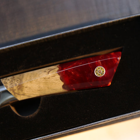 SHAN ZU WHITE TIGER | Coltello da cucina in Damasco 3.75"