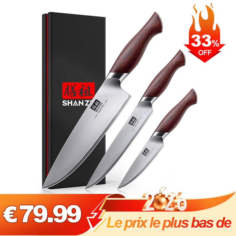 Series – 4 Piece Japanese Steel Set + Wooden Magnetic Bar