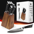 GYO Series 7-piece Knife SetBloc de couteaux Damas 7-Pcs | SHAN ZU GYO