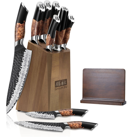 Tengu Series | 7-Pcs Kitchen Knife Set + 30 CM MAGNETIC HOLDER