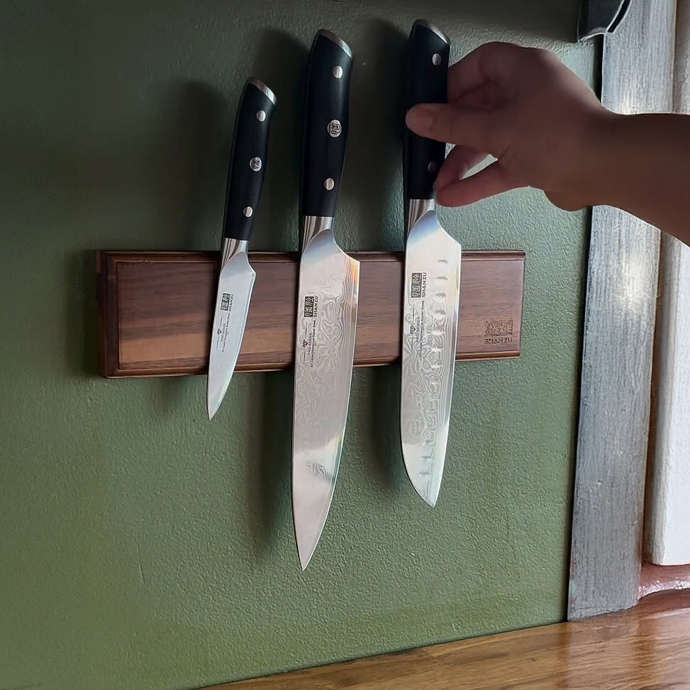 3-Piece Damascus Kitchen Knife Set | Best Gift for Knife Lovers