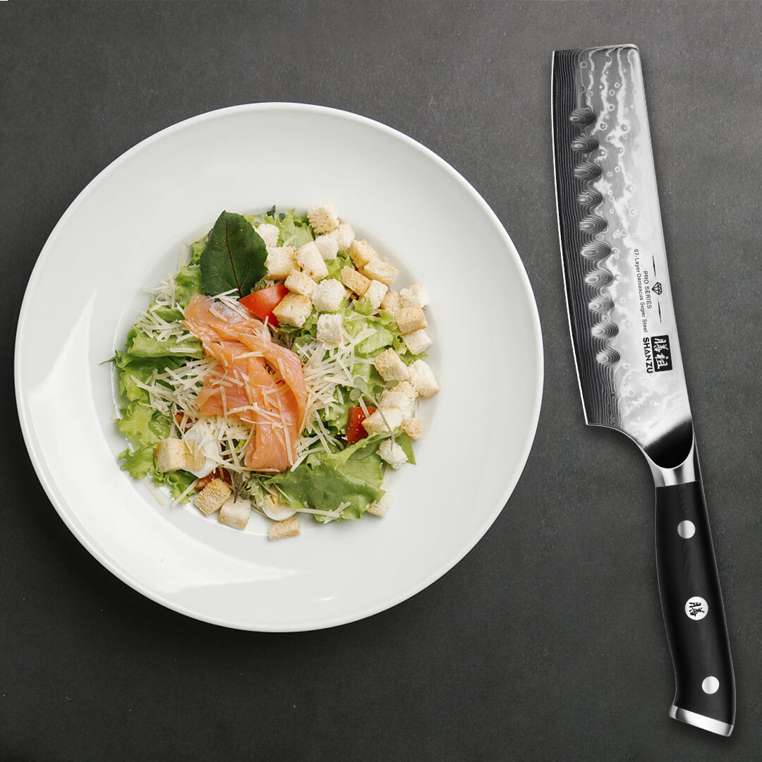 Couteau Damas Nakiri 6.5