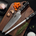 Couteau de chef Damas 8" Plus | SHAN ZU Pro