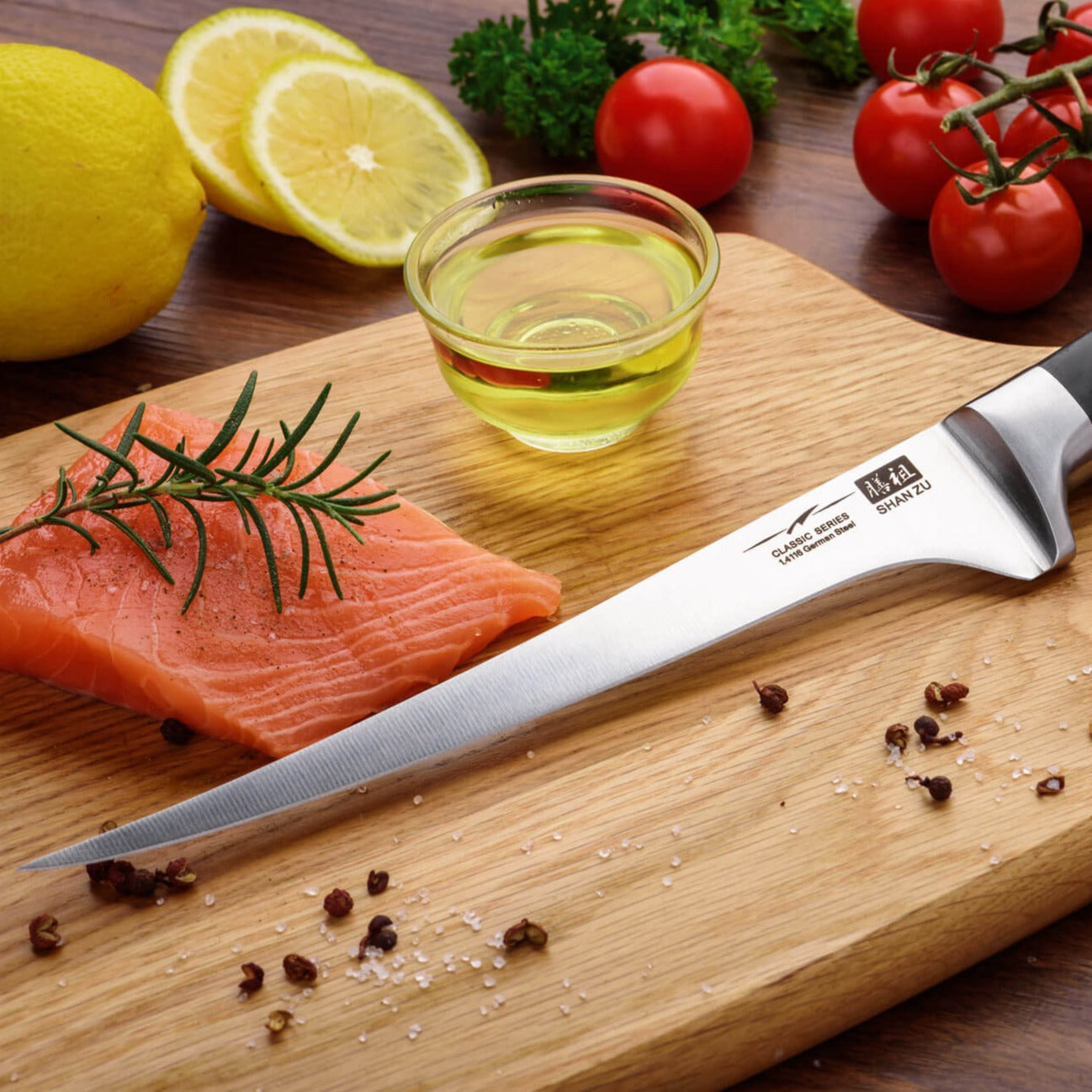 SHAN ZU Couteau à Filet 7