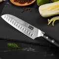 Couteau Santoku Damas 7" | SHAN ZU Pro