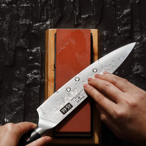 Pierre à aiguiser aiguiseur de couteaux, pierre à aiguiser aiguisage de  couteaux Surface incurvée pour couteaux ciseaux barre d'affûtage de cuisine  - AliExpress