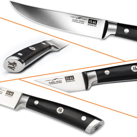 4-Pcs Steak Knife Set | Classic Series | Shan zu Knives