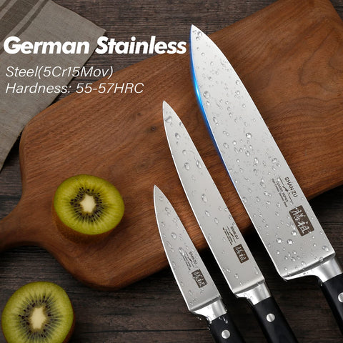 Set de couteaux de chef 3-PCS en acier allemand | Série classique