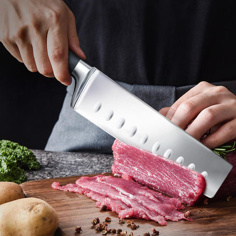 SHAN ZU Kitchen Knives Sets, Japanese AUS-10V, Super Steel, Damascus Steel,  Chef Knife with G10 Handle, Knife Block Set, 7Pcs - AliExpress