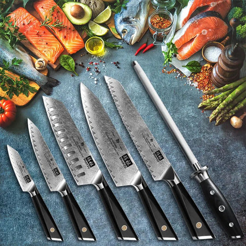 Set de couteau de cuisine pro (8 pcs) - My Top Ustensile